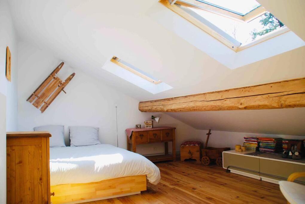 מנטון סן ברנרד Maison 3 Chambres Au Lac D'Annecy, 30Min La Clusaz מראה חיצוני תמונה